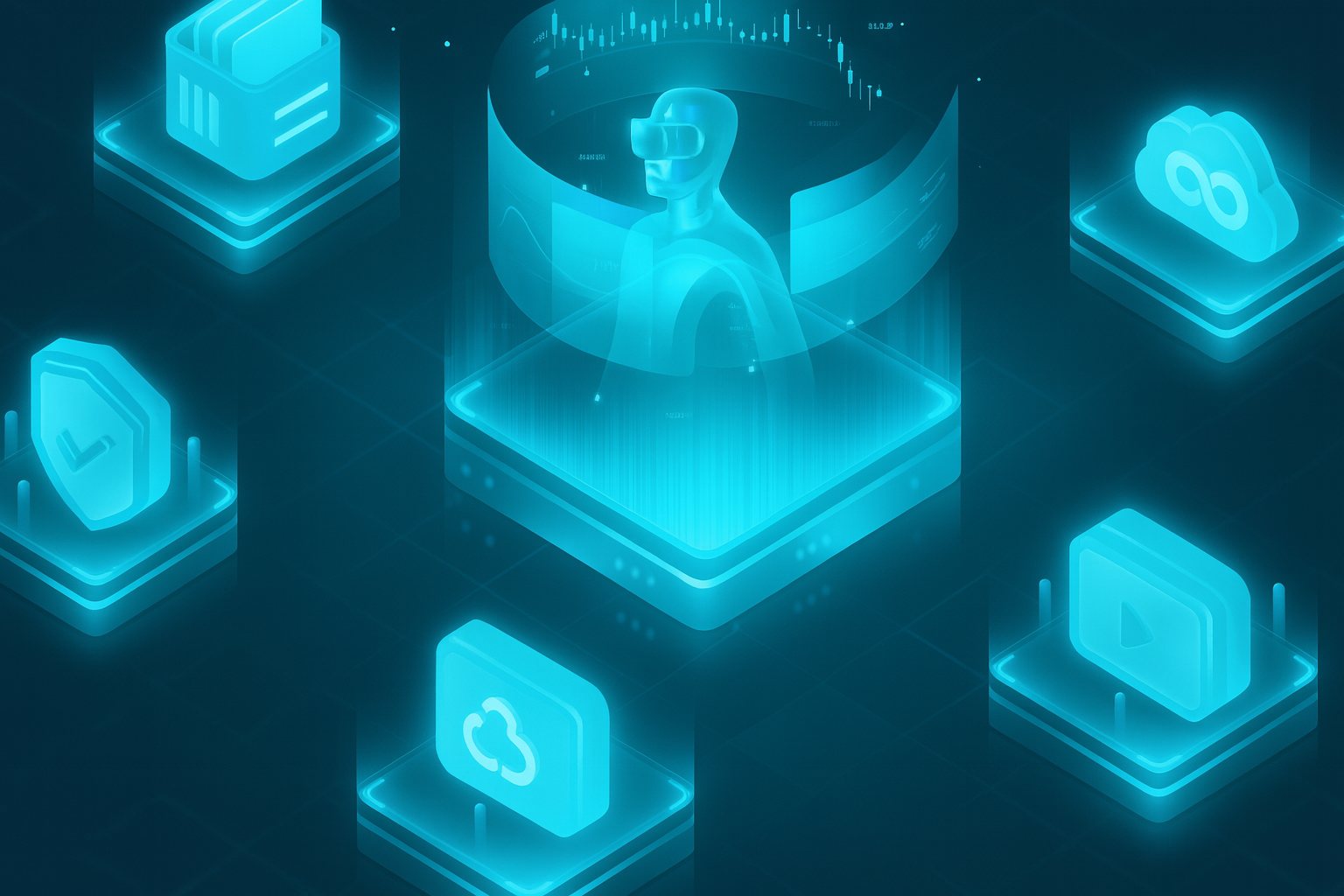 Connected IoT technology visualization