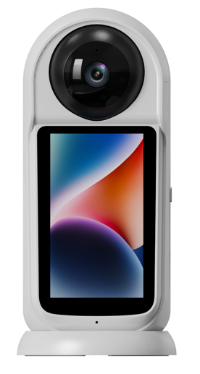 Indoor camera with screen