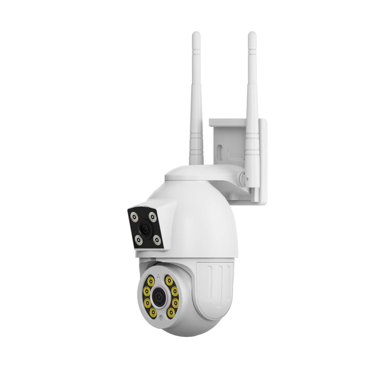 Outdoor floodlight security camera